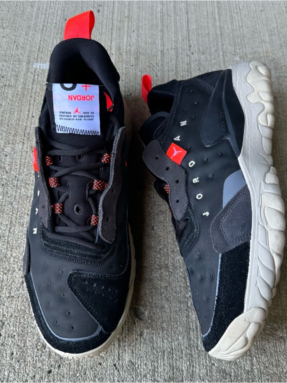 Jordan Delta 2 black infrared React Mens 12